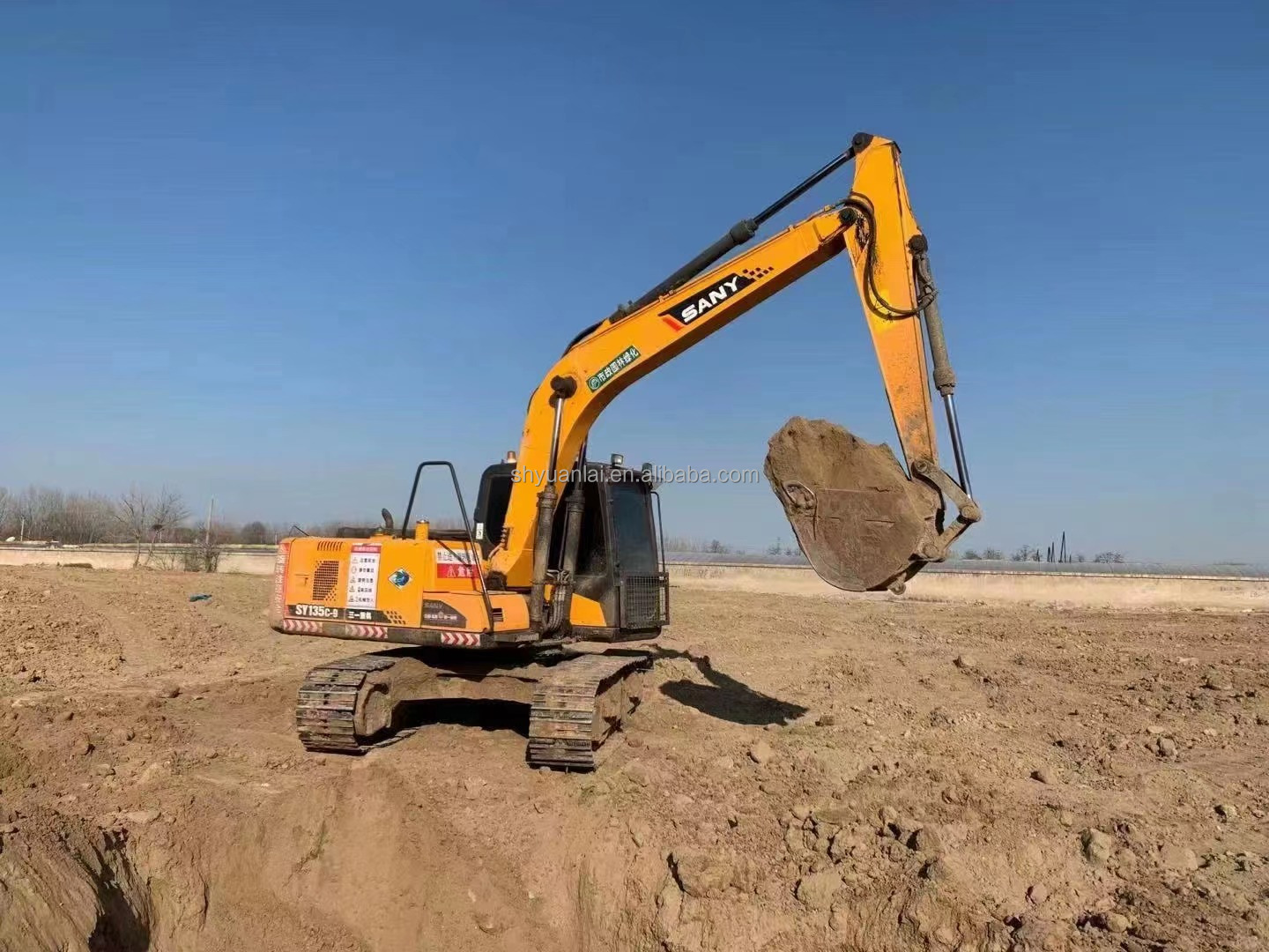 Original Hydraulic Cylinder Used Sany Excavator SY135C with 13500 Operating Weight