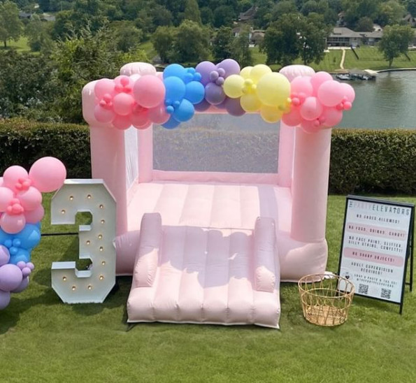 Party Pink Bounce Castles Jump Play House Bouncy Inflatable Bounce House