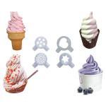 Automatic 3 Flavors Commercial Ice Cream Making Machine 20-28 L/H Capacity 110
