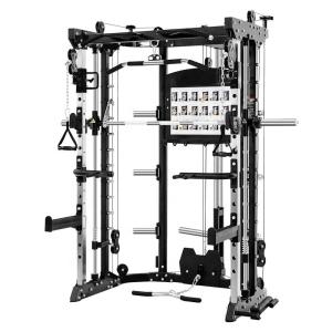 Wholesale Sport Commercial Fitness Gym Equipment Strength Training Machine Smith Power Rack from china suppliers