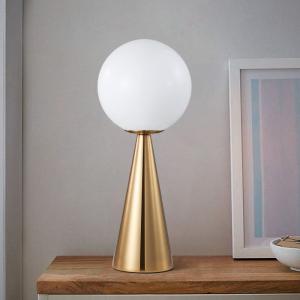 Wholesale Europe table lamp white glass ball desk lamps student glass ball table lamp(WH-MTB-37) from china suppliers