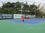 3-8mm Thickness Basketball Sport Court , Outdoor Tennis Court Flooring Material