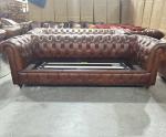 Chesterfield Leather Sofa Bed