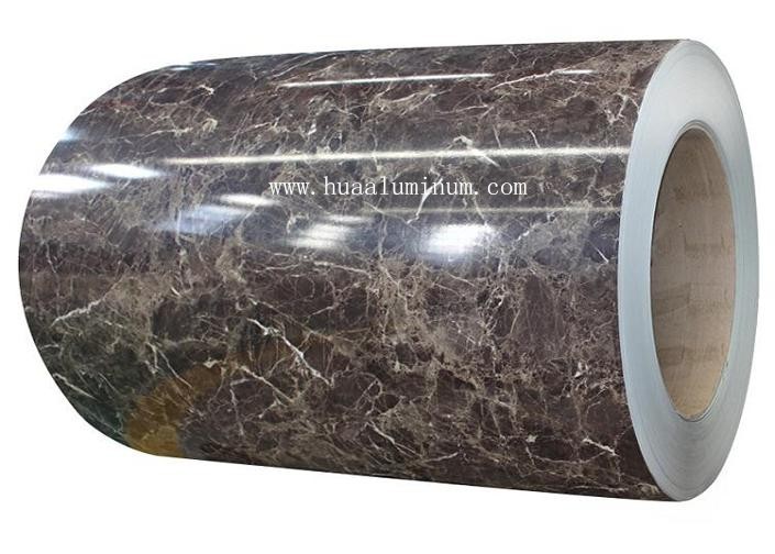 Granite Coated Aluminium Coil , 5mm Thickness Brushed Aluminum Coil