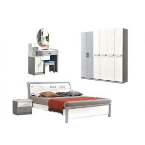Wholesale Villa 5pcs Antique Bedroom Furniture Set Environmentally Friendly from china suppliers