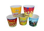 Food Grade Custom Printed Popcorn Buckets Cardboard Cinema Popcorn Holder
