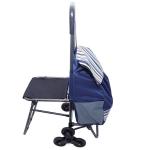 High Quality Wholesale 6 Wheel Foldable Aluminium Alloy Collapsible Carts