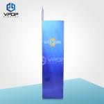 5 Tiers Cardboard Display Shelves , Supermarket Blue Retail Display Shelves