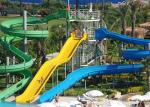 Customized Outdoor Spiral Water Slide Aqua Park Equipment