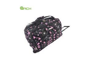 Wholesale Simple Printing Material Wheeled Duffle Rolling Luggage Bag from china suppliers