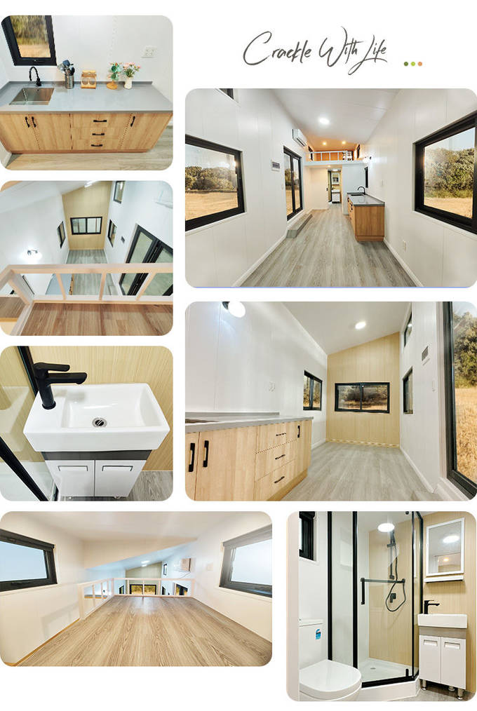 Modular Home Prefab Tiny Homes On Wheels Trailer House Orlando Ready To Ship For Airbnb