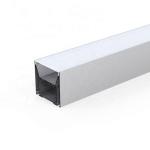 Silver white LED Strip Lights Aluminum Profile 80mm x 76mm for Wardrobe