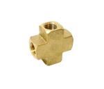 1/4" Brass Cross FIP Brass Fitting Pipe CNC Provide OEM