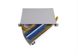 Wholesale 24 Ports FTTH Fiber Optic Distribution Box , Rack Mounted Optical Fiber Distribution Cabinet from china suppliers