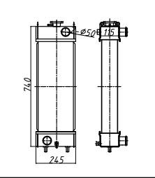 Wholesale Komatsu PC60-8 Excavator Radiator Heat Resistance Paint from china suppliers