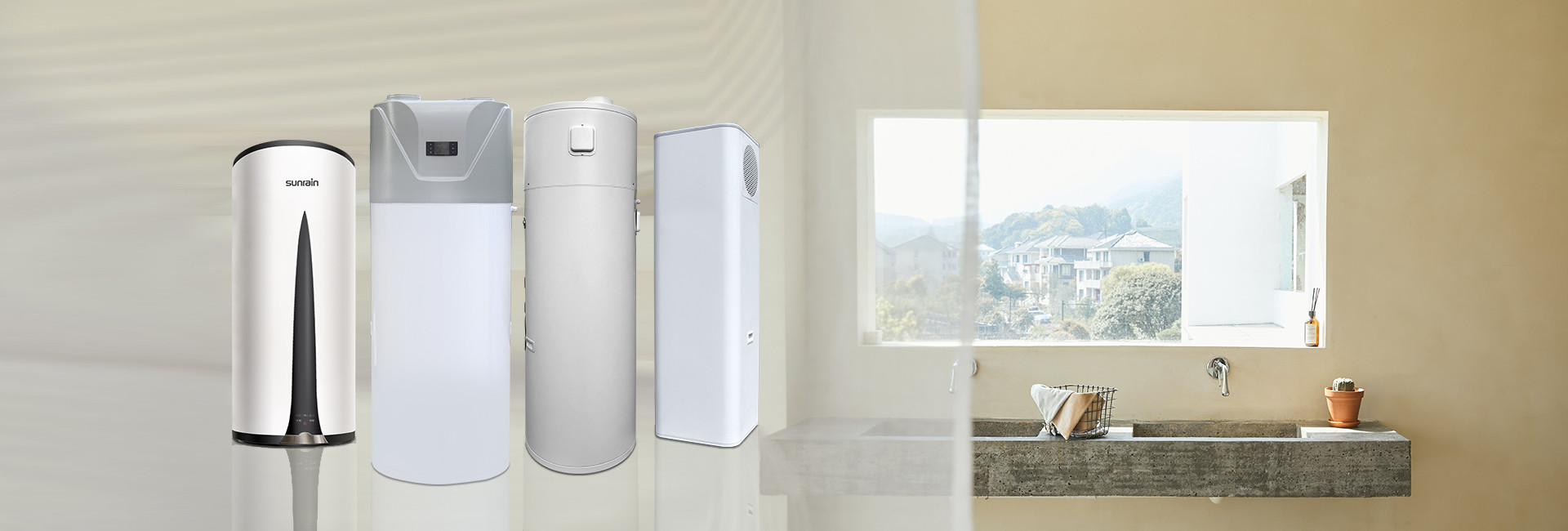 Electric R134a Eco Air Heat Pumps 250L Heat Pump Hot Water Cylinder
