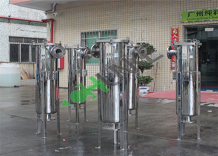 SS Cartridge Filter Housing / Pharmaceutical Industrial Water Filter Housing