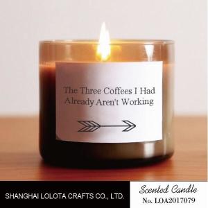 Wholesale Brown Color Jar Soy 2 Wick Candles , Great Smelling Strong Scented Soy Candles from china suppliers