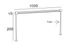 Excellent product design LED Display lighting 18W Standard sand silver or black