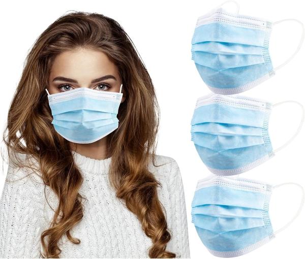 Customised Daily Wear Single Face Coverings Disposable Face Masks for Outdoor