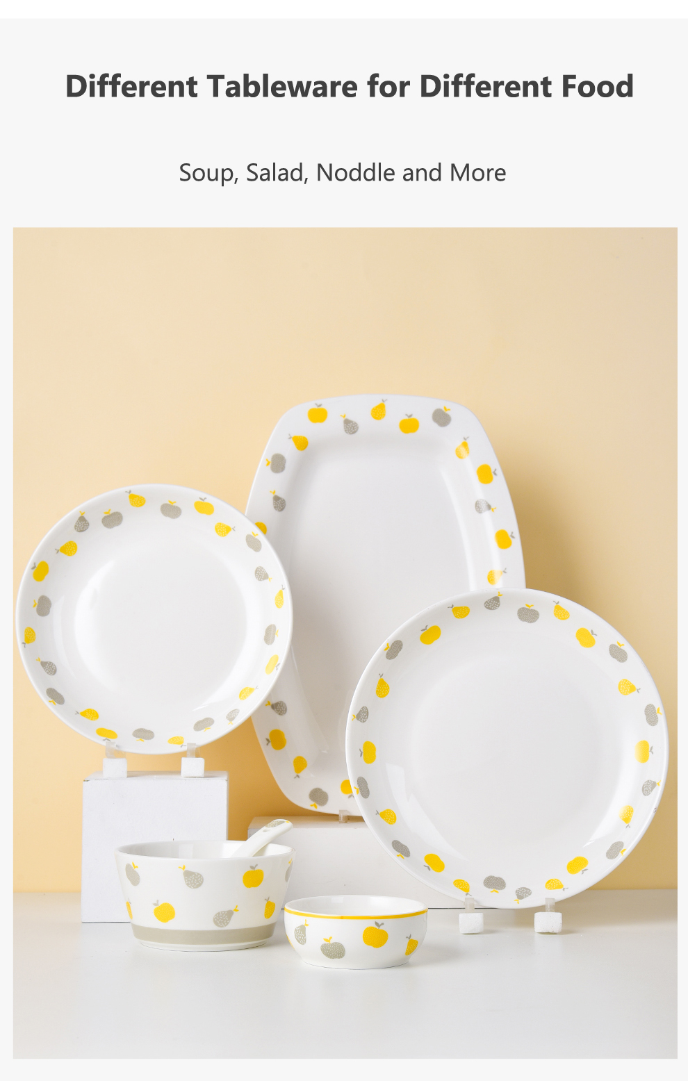 72 Pcs Ceramic Vaisselle Custom Dinner Set Sustainable And Elegant For Formal Dinners