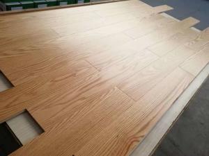 Wholesale American Red Oak engineered hardwood flooring, natural lacquered with semi-gloss from china suppliers