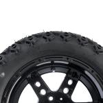 DOT 14 Inch Golf Cart Wheels And Tires 22x10-14 All Terrain Gloss Black 6 Spokes
