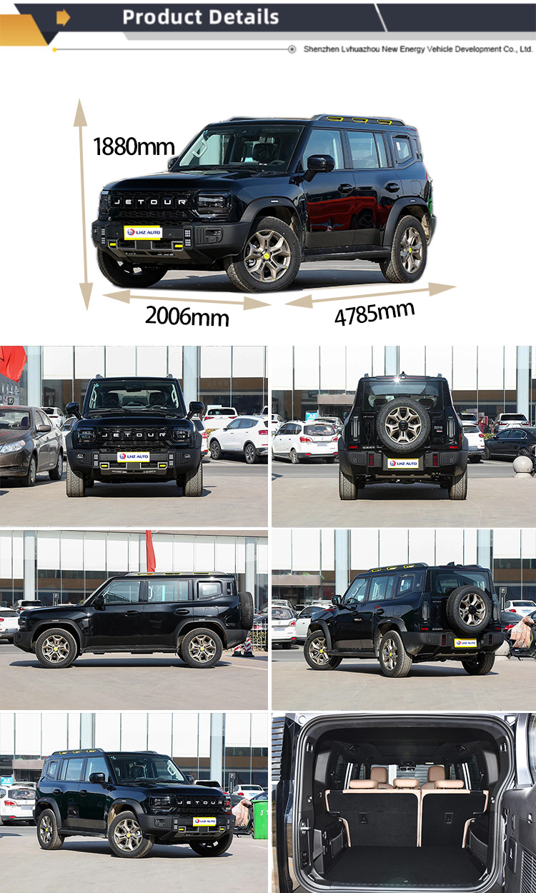 Compact 2.0T Red JETOUR T1 Five Door Five Seat All Wheel Drive Off road Vehicle