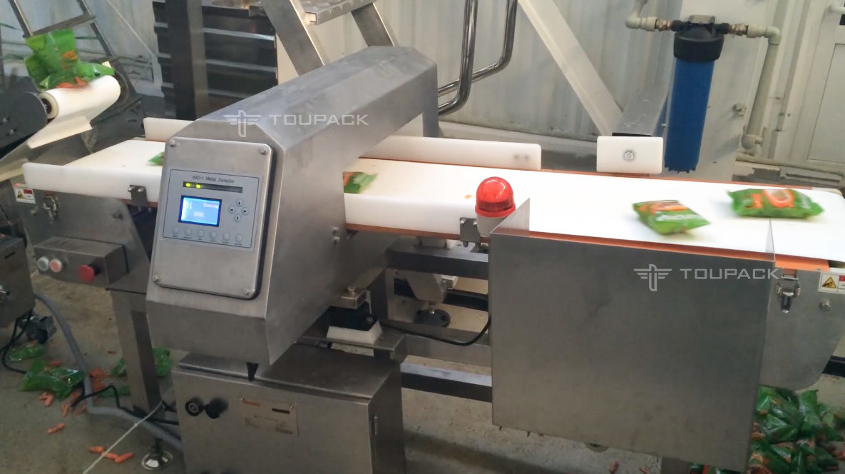 SS316 Weighing Filling Machine Vertical Lettuce Watercress 500g Baby Carrot Weighing Packing Detecting Machine