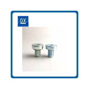 Wholesale Inner Hex Steel Oil Plug With Rubber Washer White Zinc from china suppliers