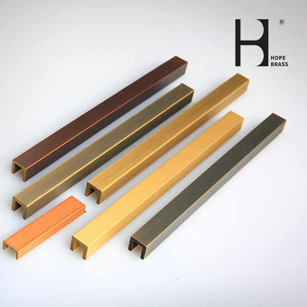 OEM Corrosion Resistant Brass U Profile With Polishing Surface