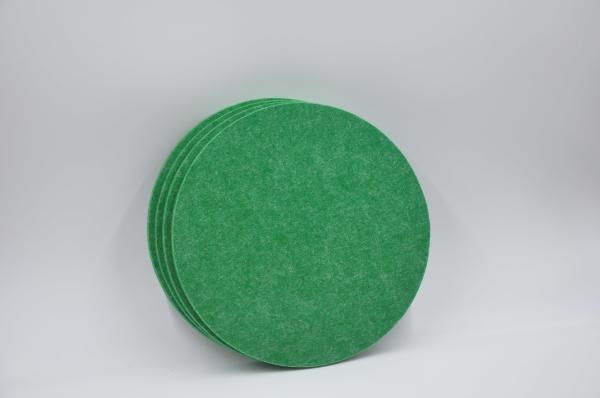 Felt Polyester Fiber Round Acoustic Panels Sound Absorbing Customized For