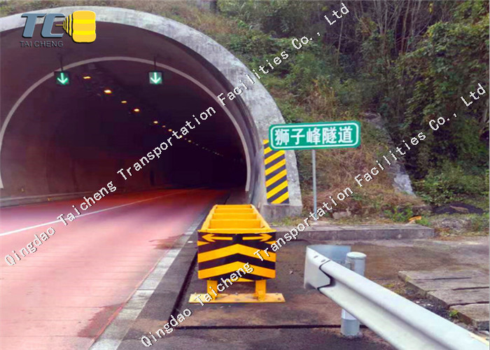 Tunnel Entrance Fork Crash Cushion Attenuator To Reduce Accident Severity