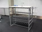 Garment Retail Store Fixtures 4 - Way Metal Hanging Outerwear Clothing Display