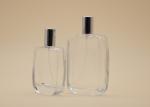 Aluminum Cap 50ml 100ml Glass Perfume Bottle Customized Color For Cosmetic