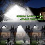ABS Integrated Solar Street Light 480W Solar Powered Street Light With Motion