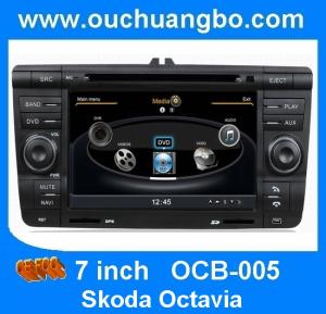 Wholesale Ouchuangbo S100 DVD gps audio player Skoda Octavia with BT AUX 20 disc super quality OCB-005 from china suppliers