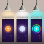 RoHS 9W Smart Light Bulbs Alexa 20lm Smart Life Light Bulb RGBW