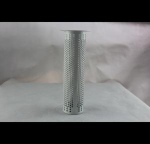 Wholesale Grinding Coating Perforated Metal Tube , Custom Length Perforated Steel Tube from china suppliers