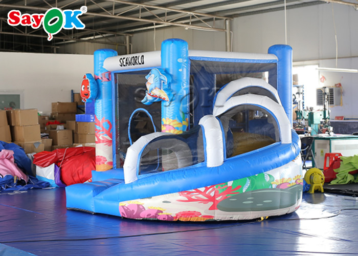 Giant Inflatable PVC Air Bouncer Slide Animals Combo Open 2 Years Warranty