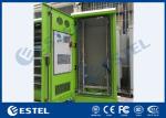 Green Color Outdoor Electrical Cabinets And Enclosures 42U Sunproof Rainproof