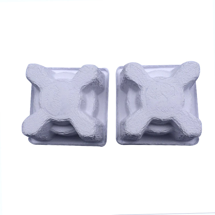 Bagasse Recycled Paper Tray , Antistatic Paper And Cardboard Packaging