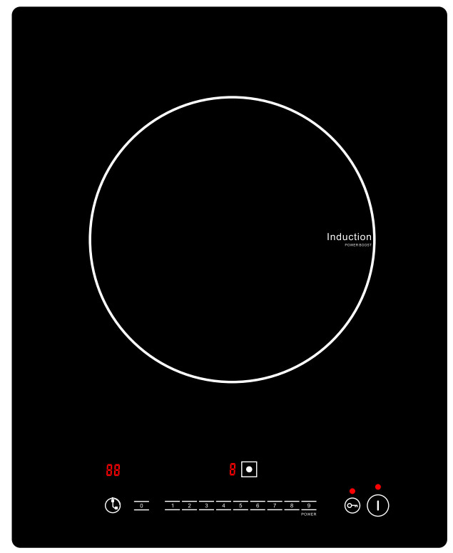 345x275mm Single Burner 2000W Induction Electric Stove