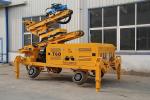 70kw Four Wheel Hydraulic Driven Soil Drill Rig