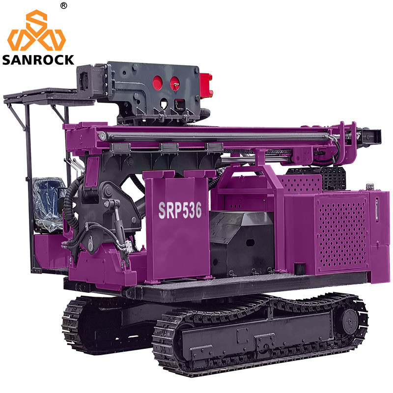 Screw Pile Driver Photovoltaic Solar Pile Driving Rig Hydraulic Vibration Piling Machine