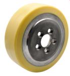drive wheel for electric pallet truck PU on steel casters 200mm