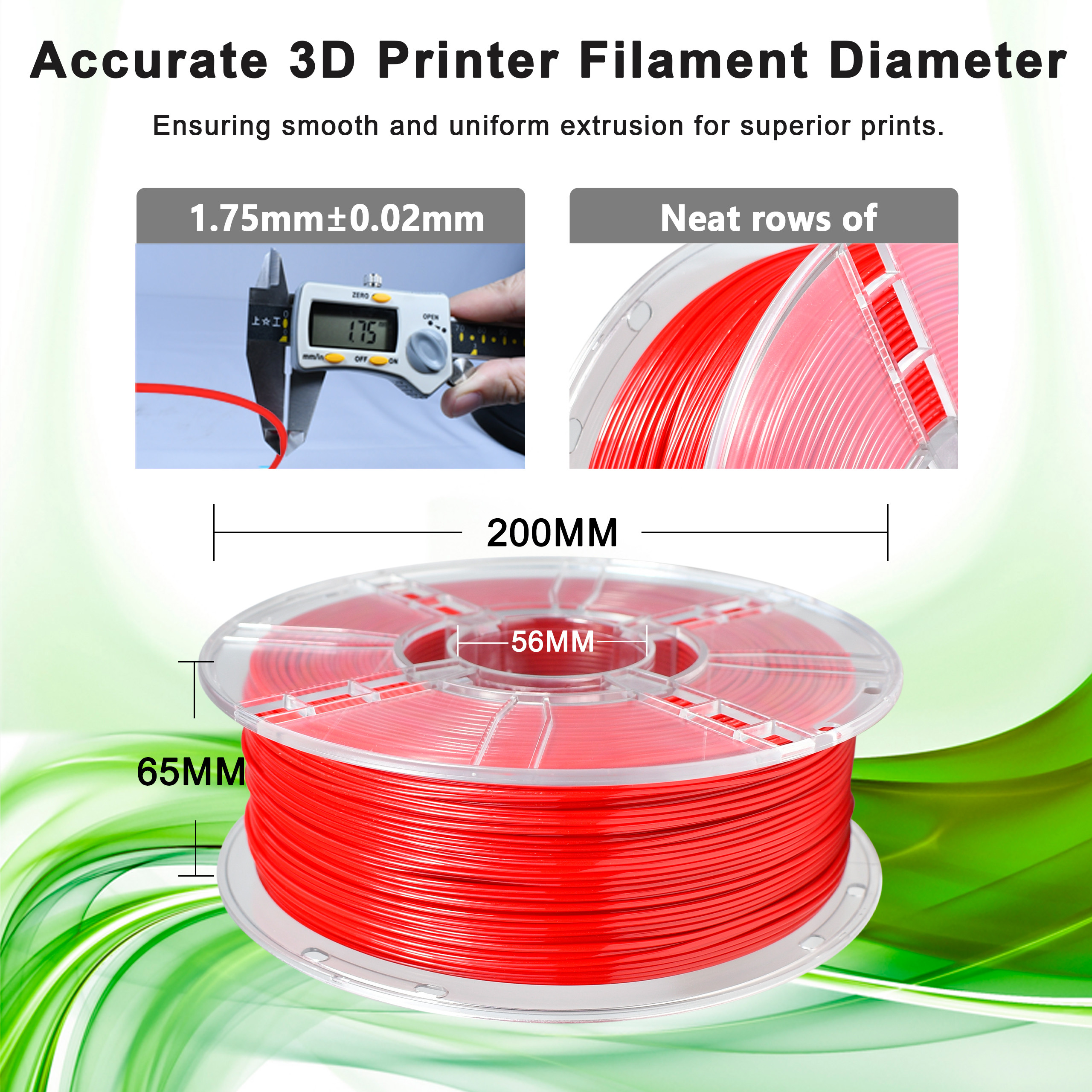 3D Printer PETG Filament Red 1.75mm FDM Forming Technology 3d Printing Filament
