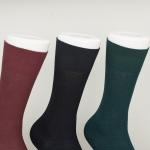 Red / Green Fiber Nylon Dress Socks , Cashmere Organic Cotton Breathable Dress