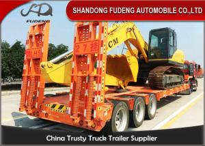 Wholesale 3 axles 12 tires low bed trailer, 50 ton capacity Mechanical suspension from china suppliers