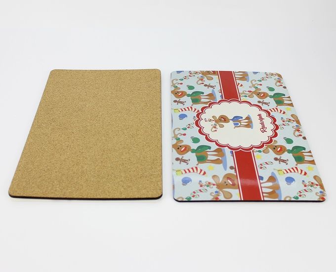 Factory Wholesale 295*210*4mm Sublimation MDF Blank Placemat with White Coating